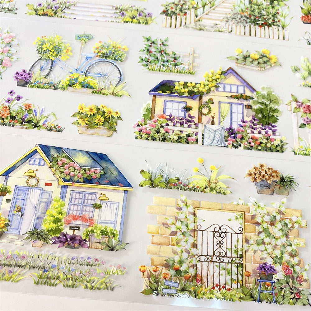 One Cycle Flower Town PET Tape