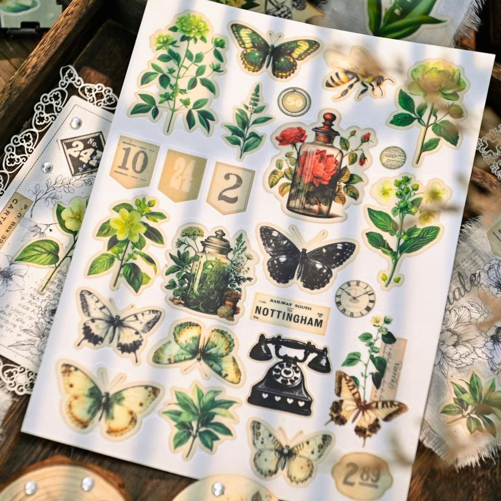 Plant Series Transfer Stickers