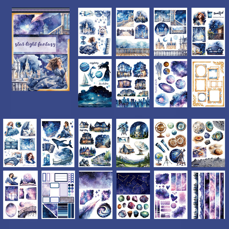 Starry Sky Series Sticker Book