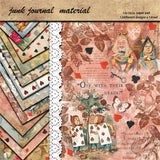 12PCS Alice's Gifts Scrapbook Paper