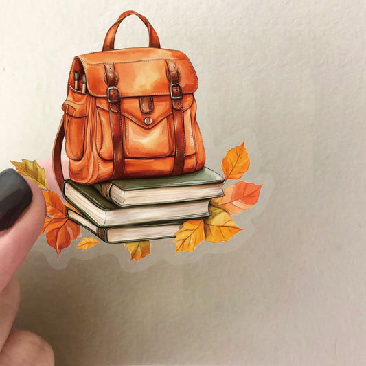 50PCS Orange Flower Sticker