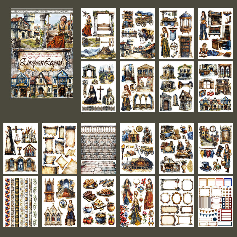 Europe Series Sticker Book