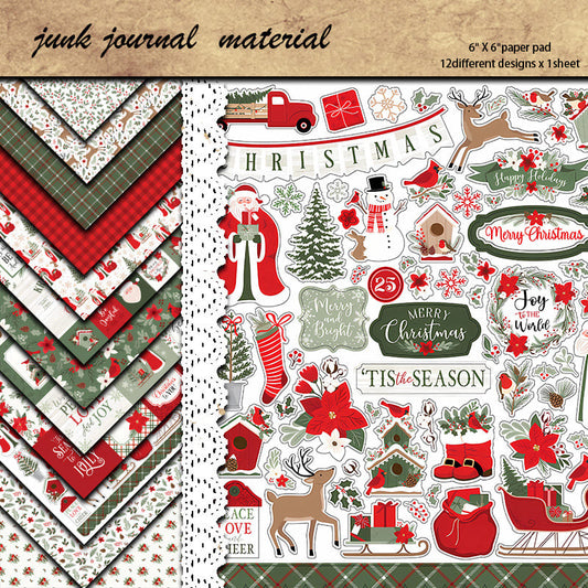 Christmas Series Scrapbook Paper
