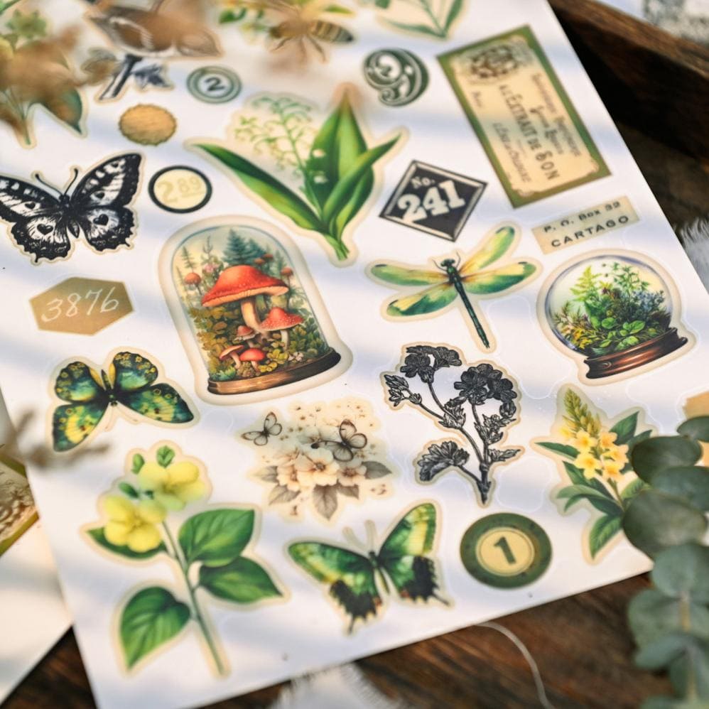 Plant Series Transfer Stickers