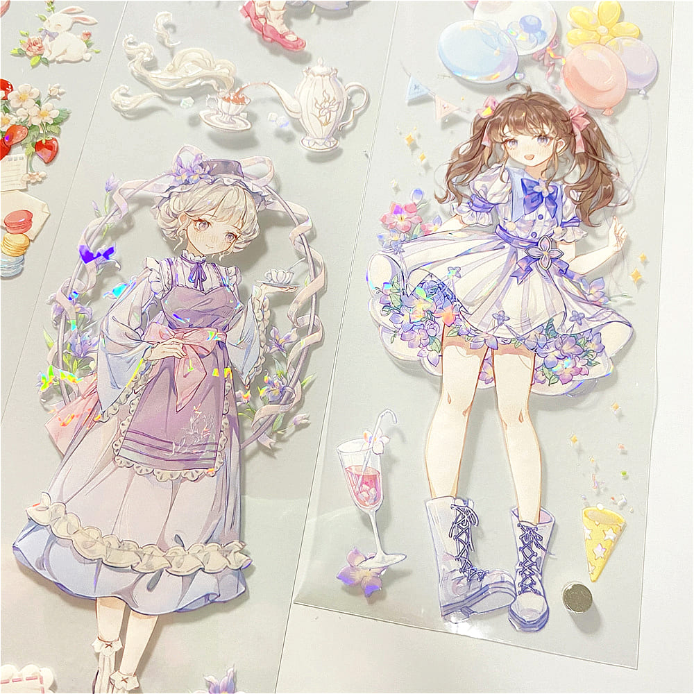 Spring Picnic with Young Girls PET Tape