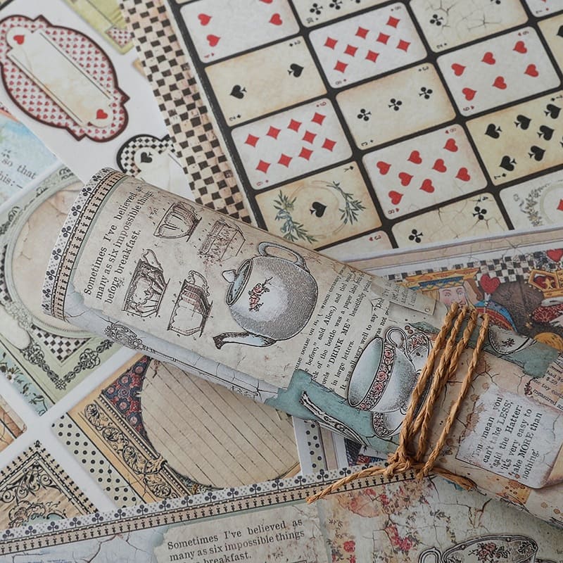 Alice in Wonderland Material Paper