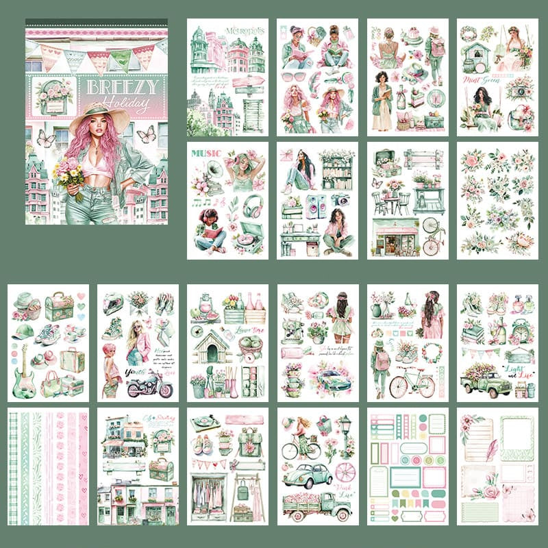 Refreshing Holiday Sticker Book