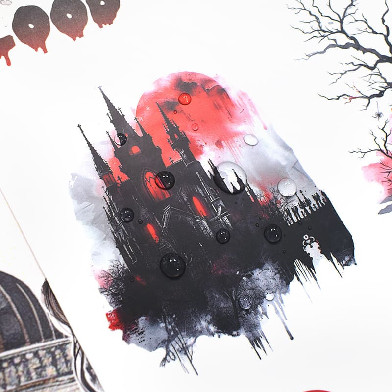 Blood Rose Sticker Book