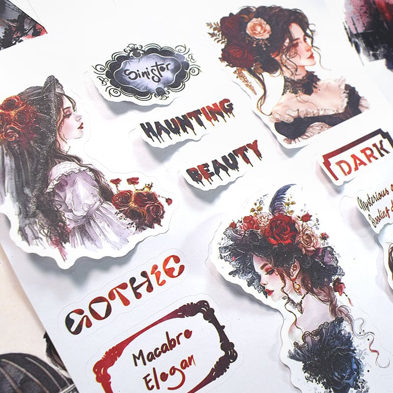 Blood Rose Sticker Book