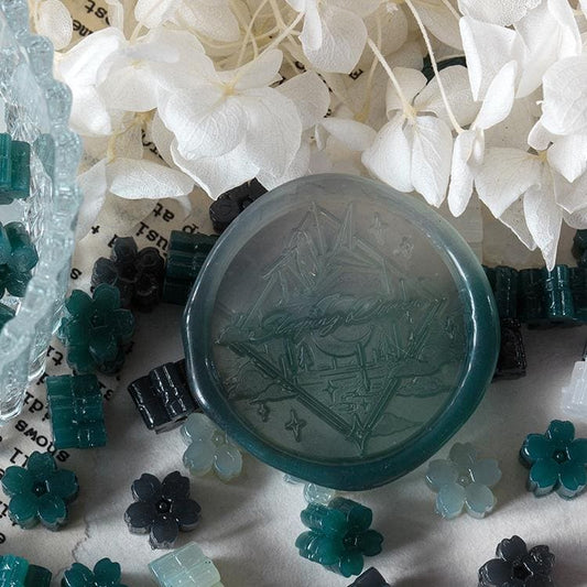 Mixed Color Translucent Series Wax Seal Beads Set