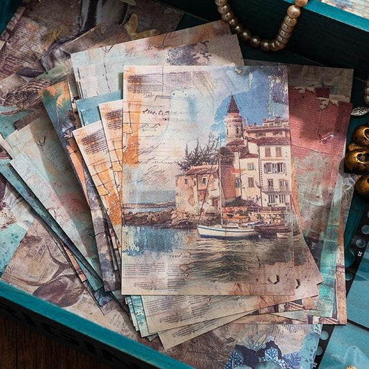 Vintage Handbook Series Collage Paper