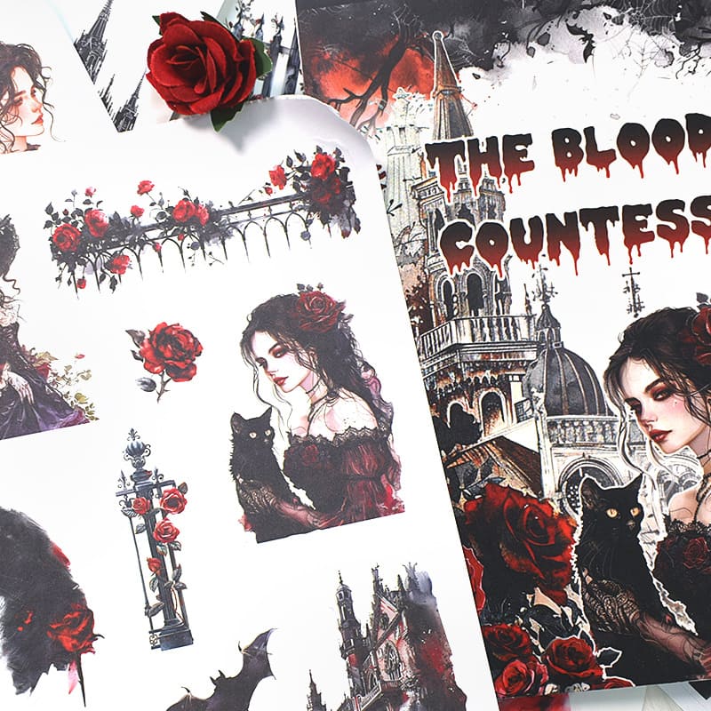 Blood Rose Sticker Book