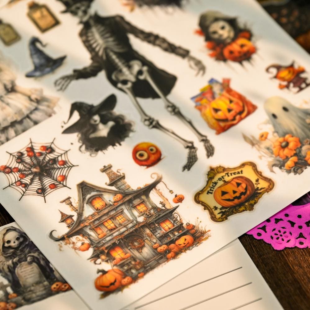 Halloween Series Transfer Stickers