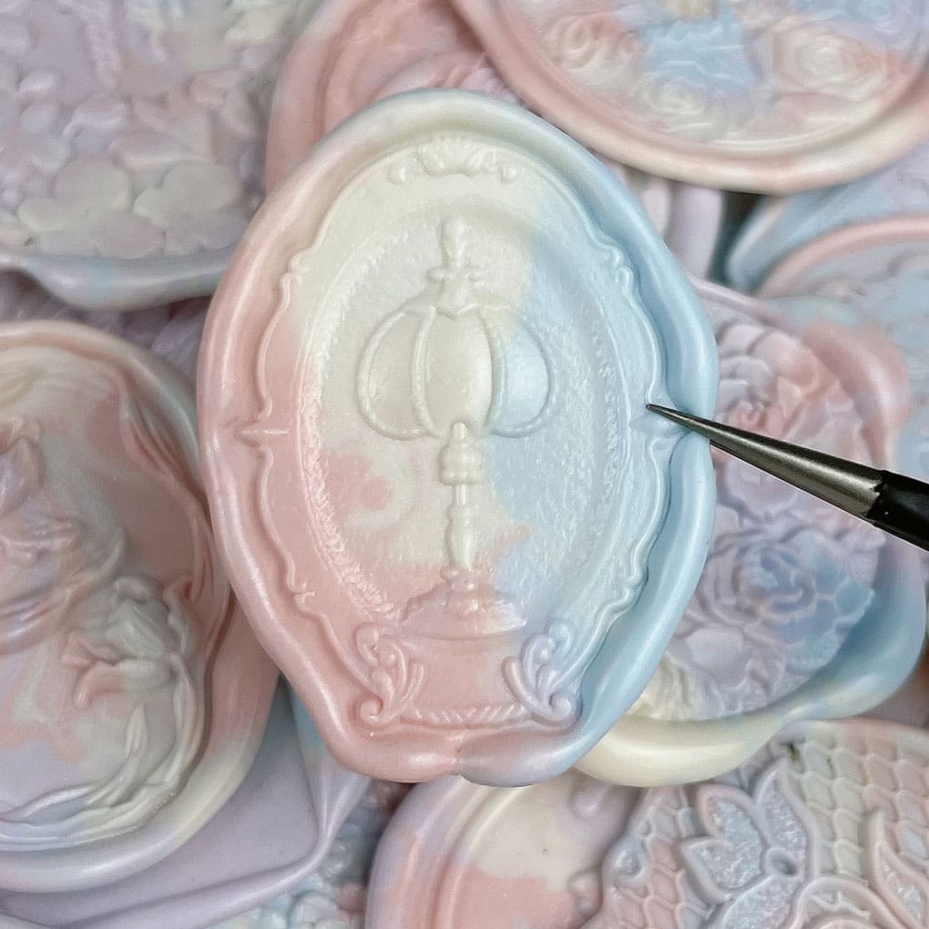 Macaron Mixed Color Wax Seal Stickers