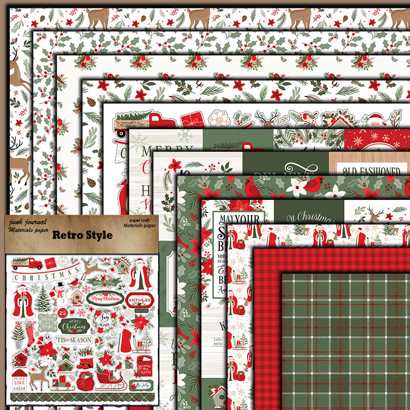 Christmas Series Scrapbook Paper