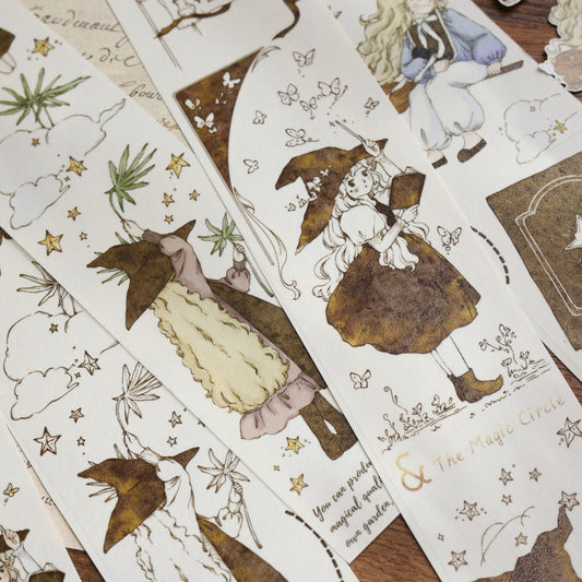 Little Witch Series Washi/PET Tape