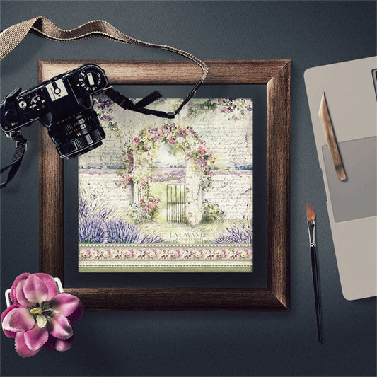 12PCS Provence Scrapbook Paper