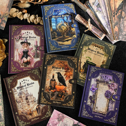 20PCS Magical Series Scrapbook Paper