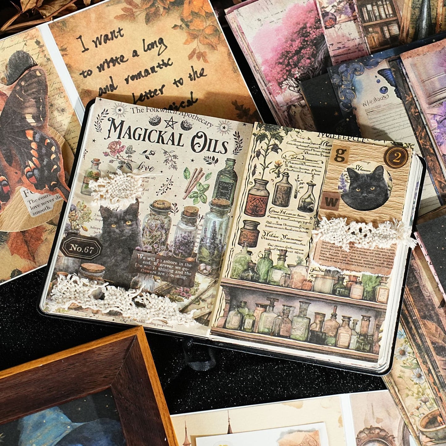 20PCS Magical Series Scrapbook Paper