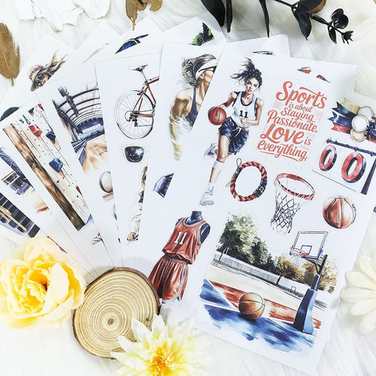 Sporty Girl Sticker Book