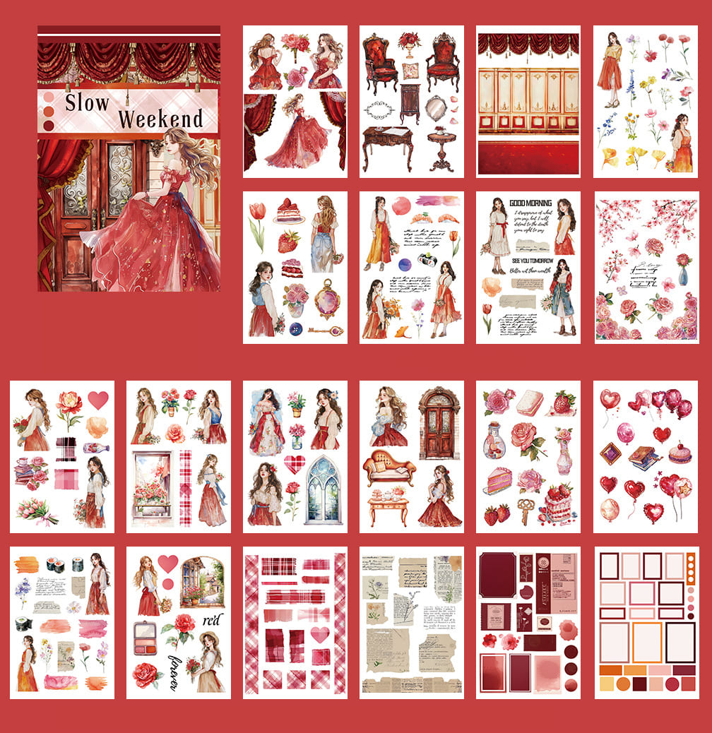 Relaxing Moments Series Sticker Book