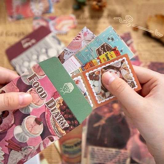 154PCS Food Series Scrapbook Box
