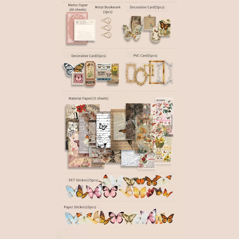 Classic Butterfly Scrapbook Box