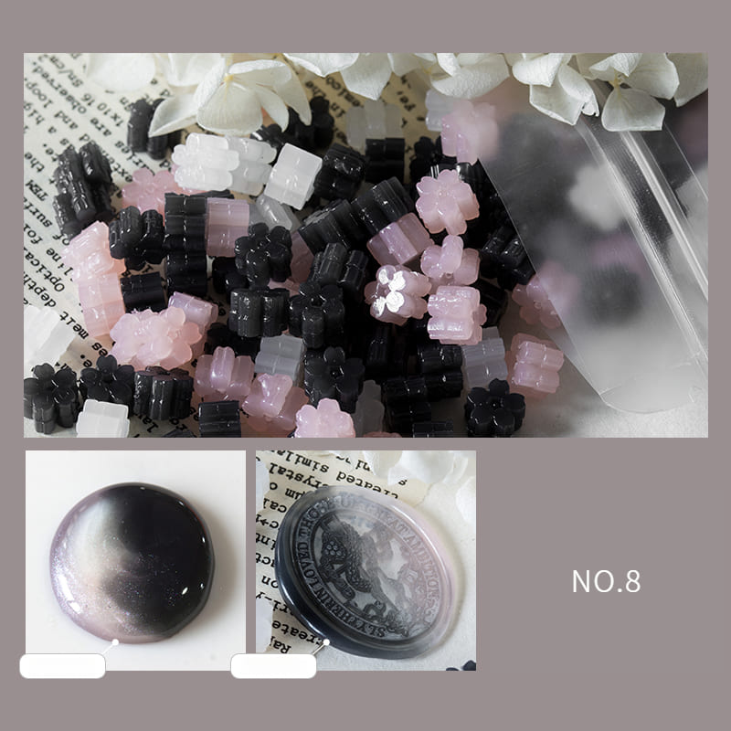 Mixed Color Translucent Series Wax Seal Beads Set