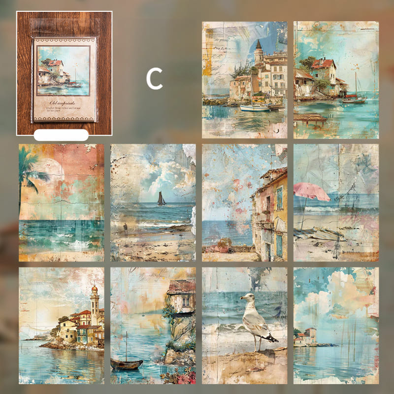 Vintage Handbook Series Collage Paper