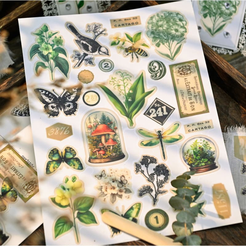 Plant Series Transfer Stickers