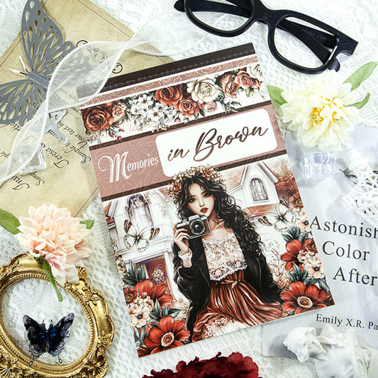 Brown Series Sticker Book