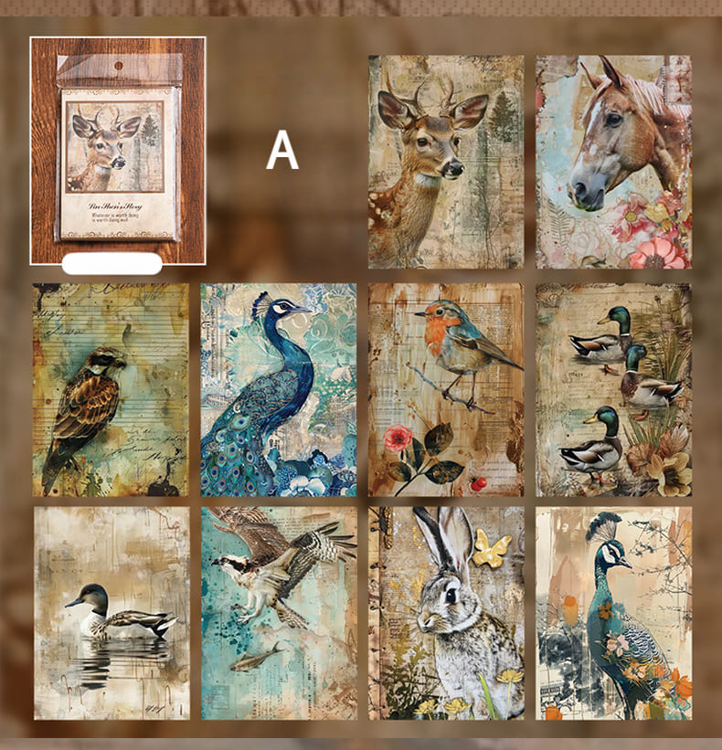 Vintage Handbook Series Collage Paper