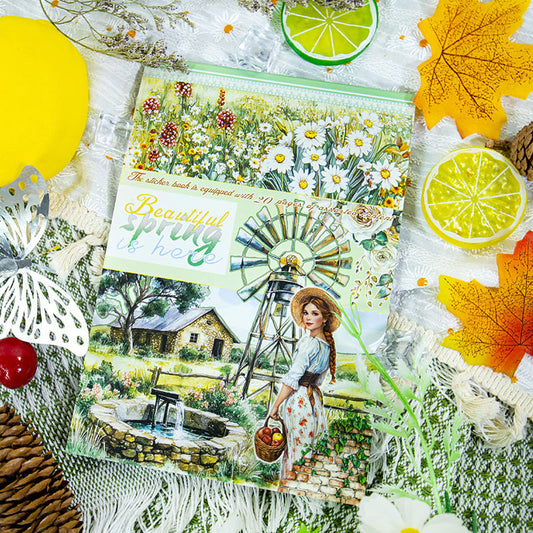 Spring Garden Sticker Book