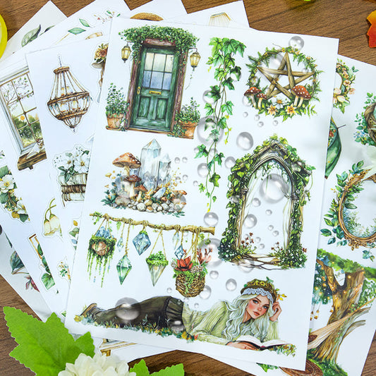 Spring Garden Sticker Book