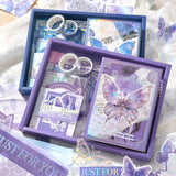 162PCS Butterfly Anthology Scrapbook Box