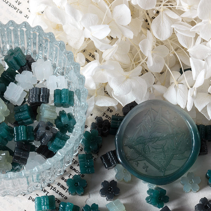 Mixed Color Translucent Series Wax Seal Beads Set