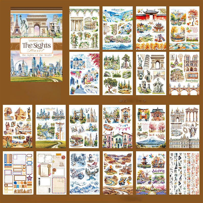 Landscape Series Sticker Book
