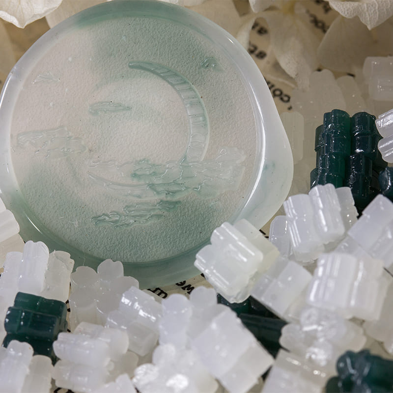 Mixed Color Translucent Series Wax Seal Beads Set
