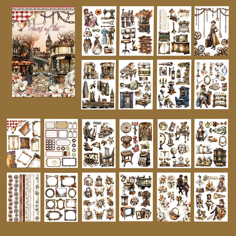 Vintage Series Sticker Book