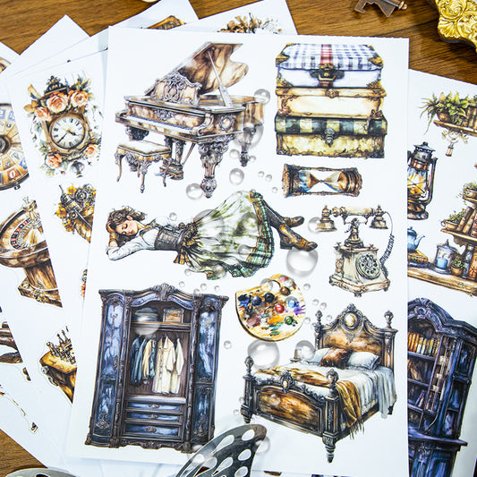 Vintage Series Sticker Book