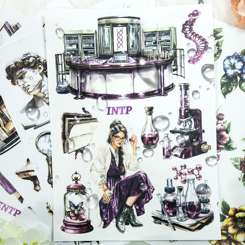 16 Personality Series Sticker Book