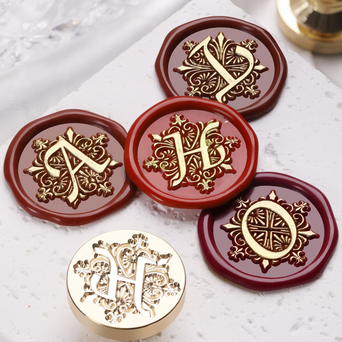 Iris Letter Series Wax Seal Head