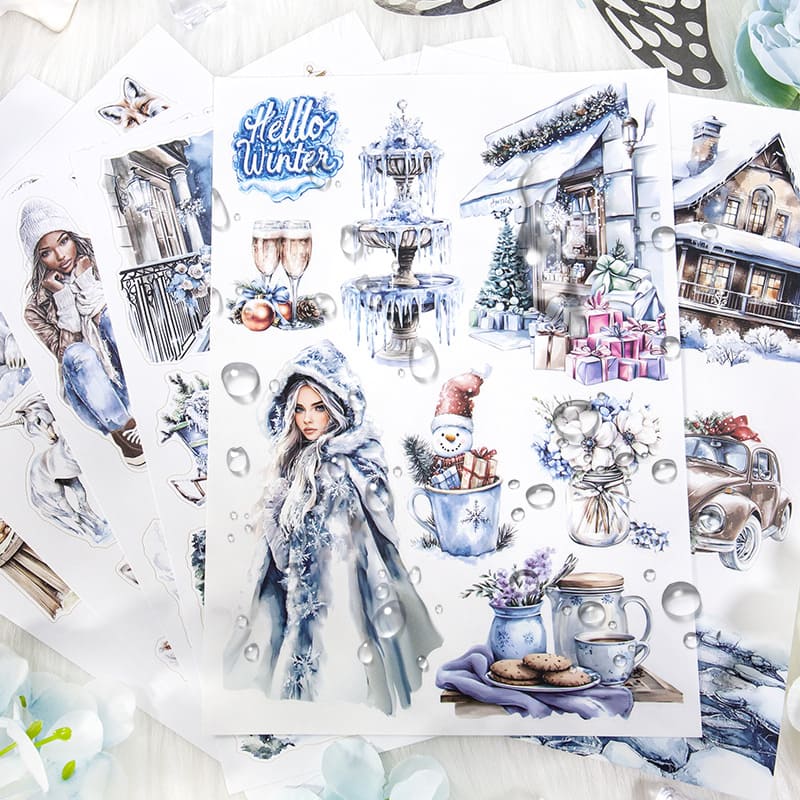 Ice and Snow World Sticker Book