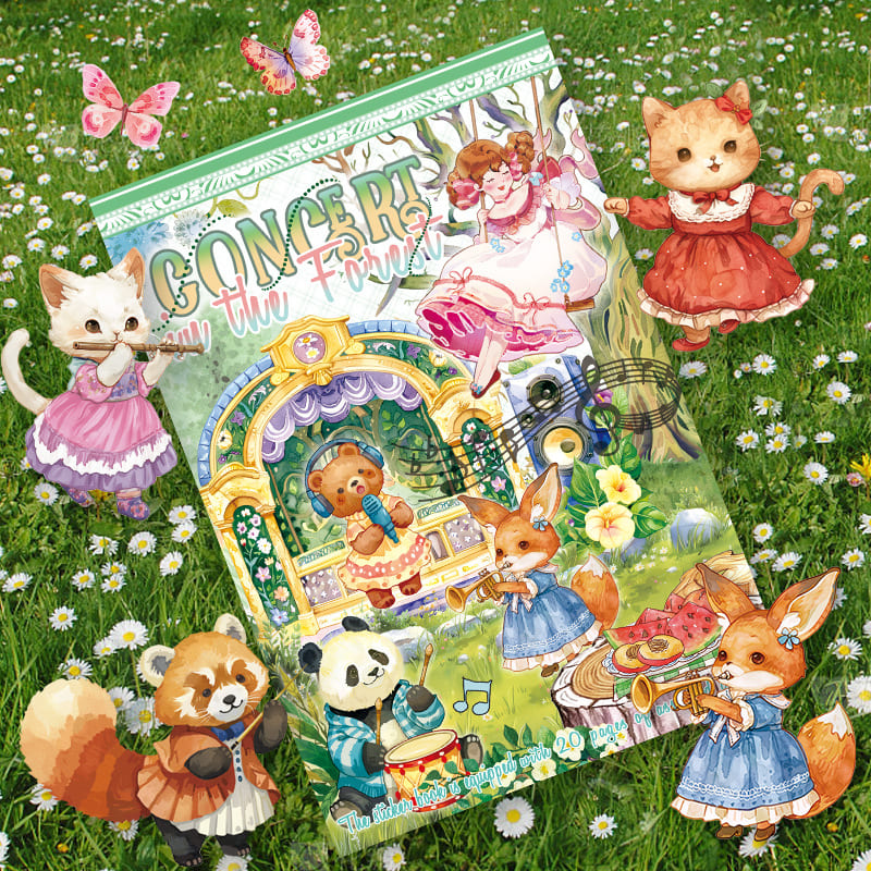 Forest Concert Sticker Book