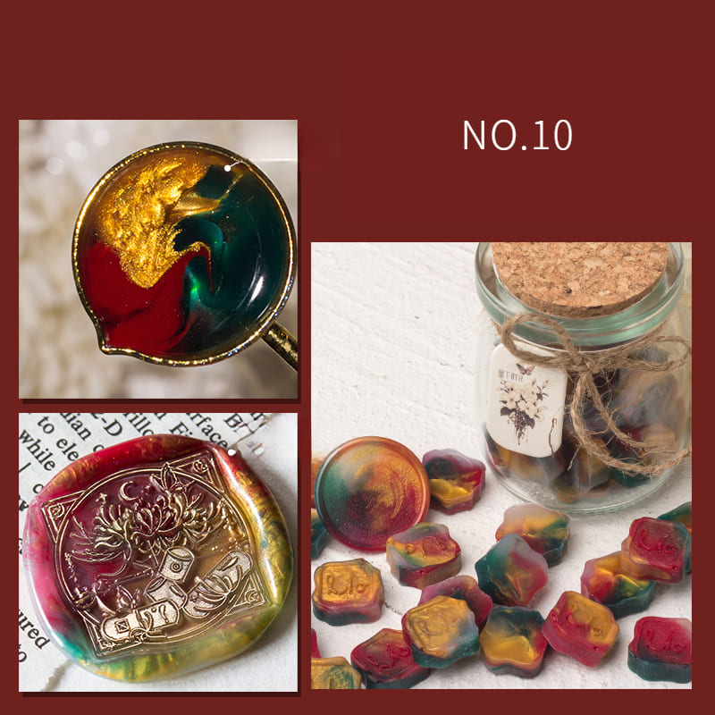 Jade Series Wax Seal Beads Set