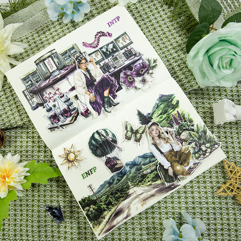 16 Personality Series Sticker Book