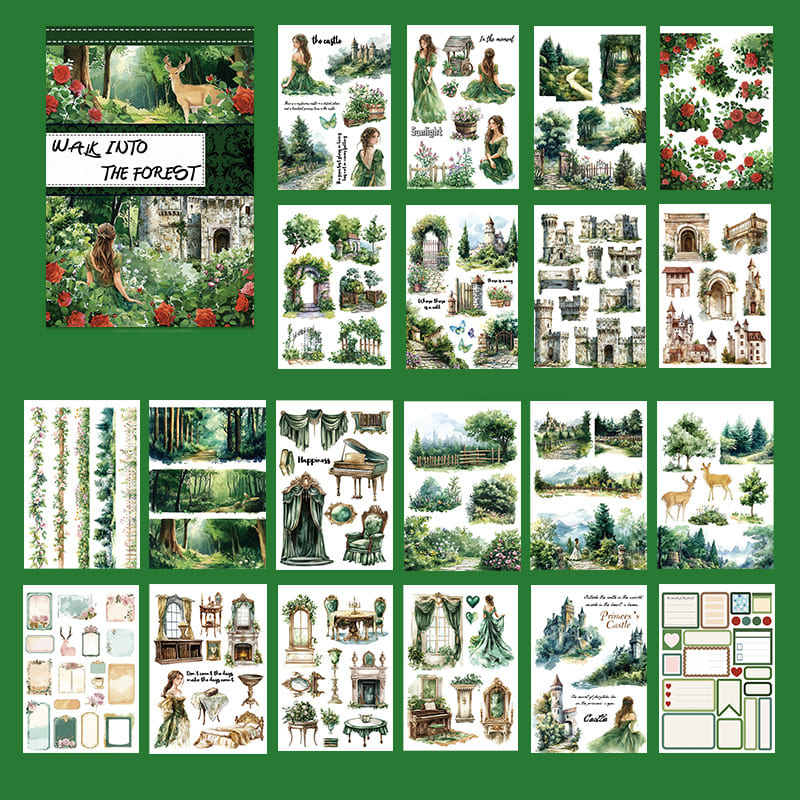 Forest Series Sticker Book