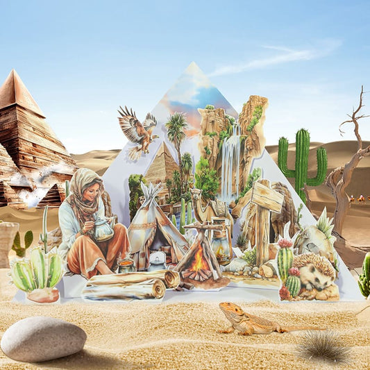 Desert Travel Sticker Book