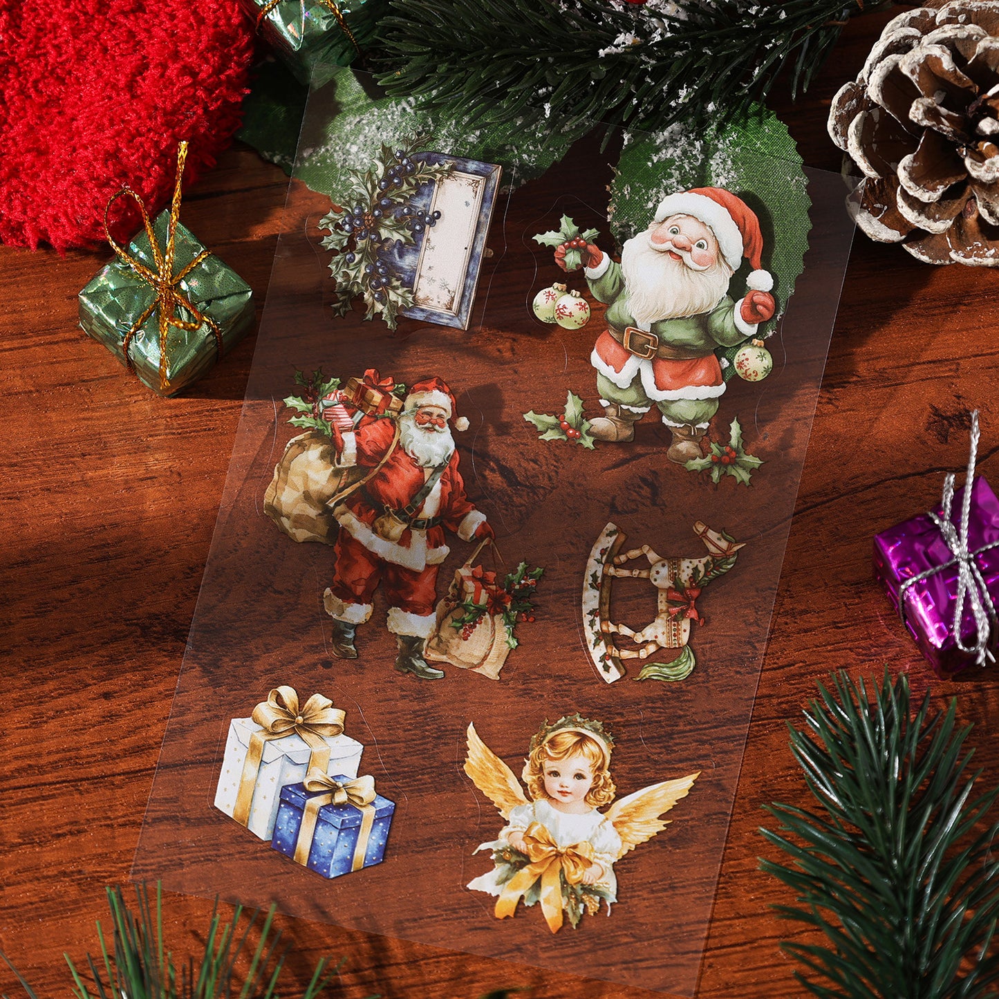 Die-cut Christmas Sticker Book
