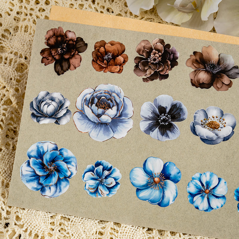 Flower Die-Cut Decorative PET Tape